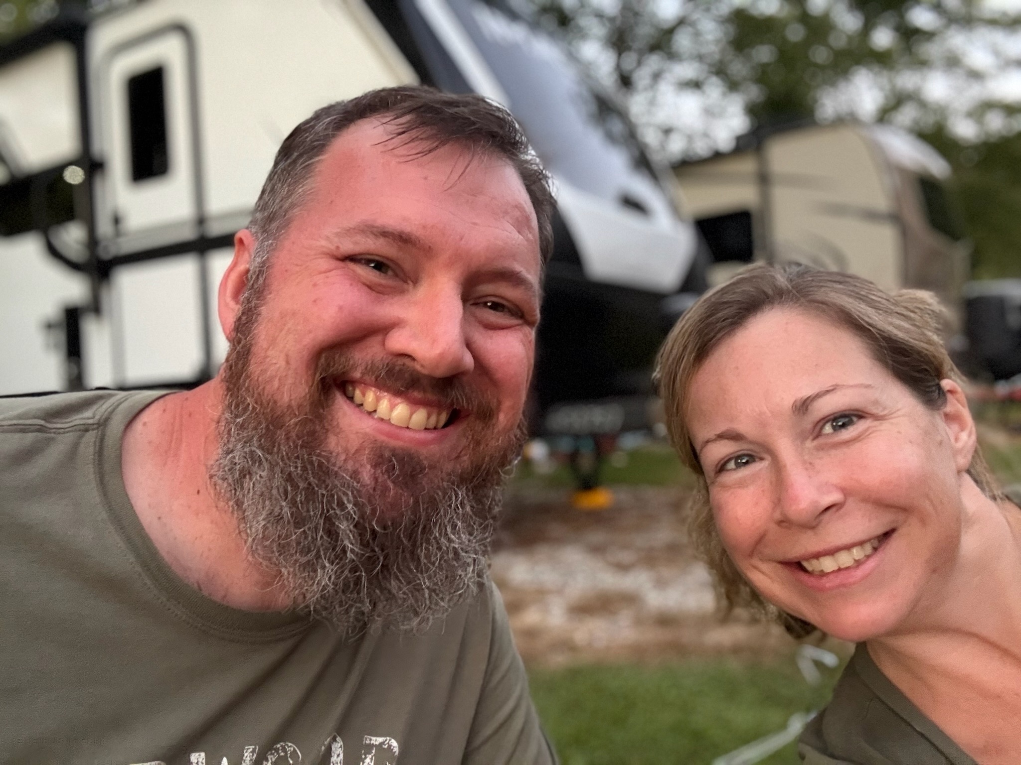 Nick and Alex at Skeenah Creek Campground