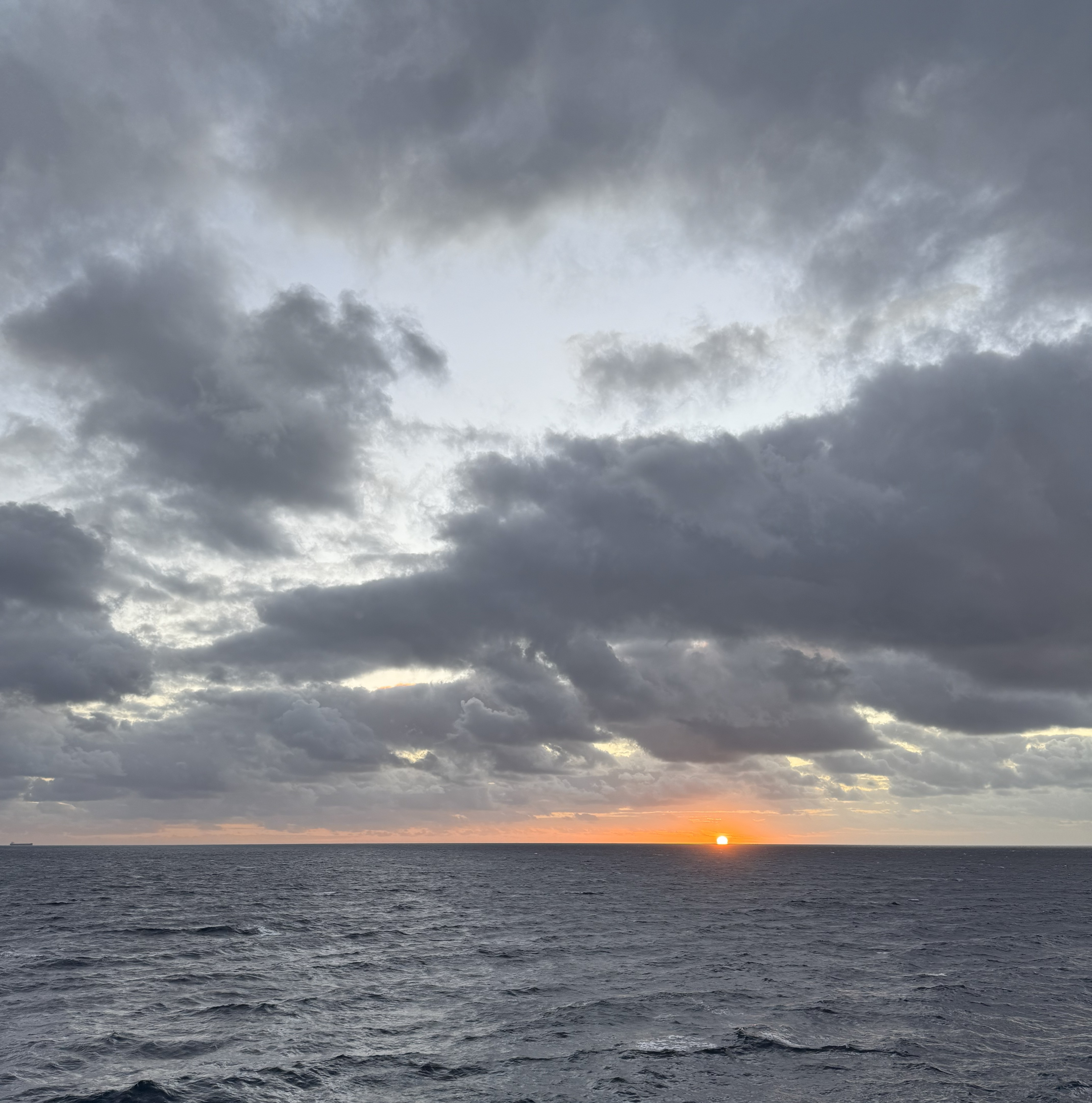 Christmas cruise sunrise